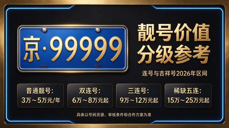 2026年闲置京牌照资源展示